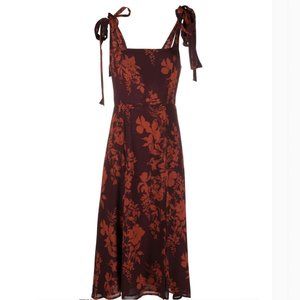 Reformation Twilight Midi Dress - Wine